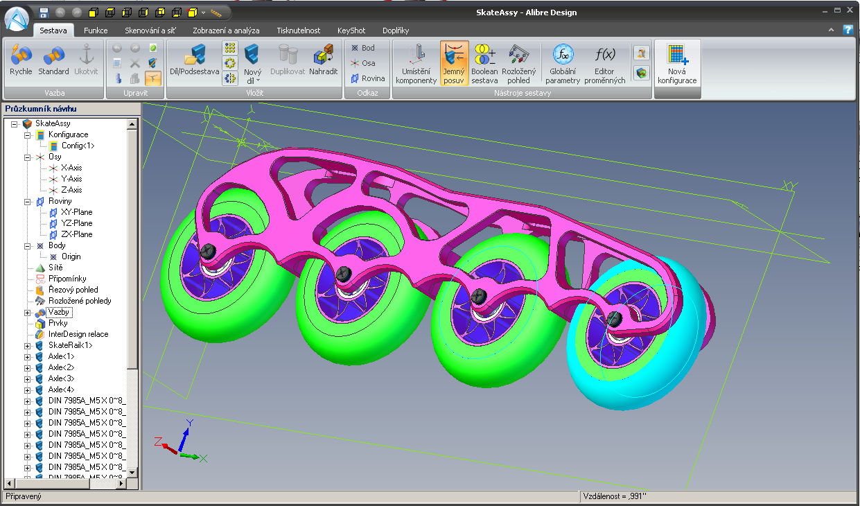 Zostava 3D