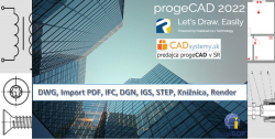 progeCAD Professional 2022 - single + up na verziu 24