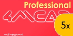5x 4MCAD PRO 24 SK/EN + up na 25