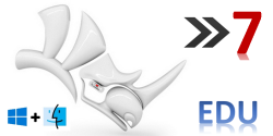 upgrade Rhino 7 CZ/EN Win/MAC tudent / Uite